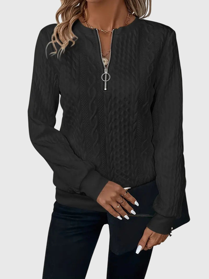 Nora™ | Trui met Rits