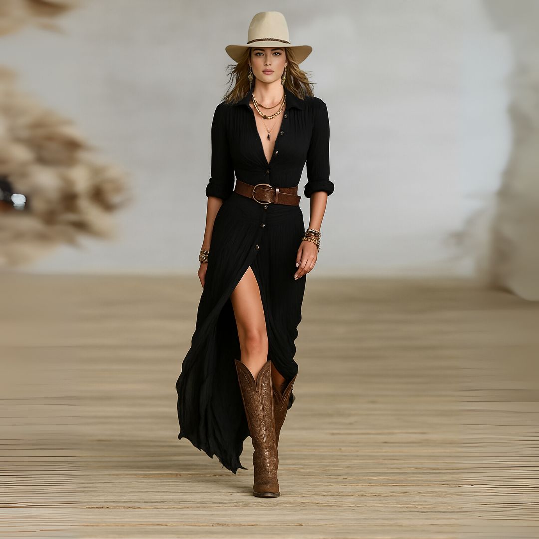 Hayley | Jurk met ceintuur