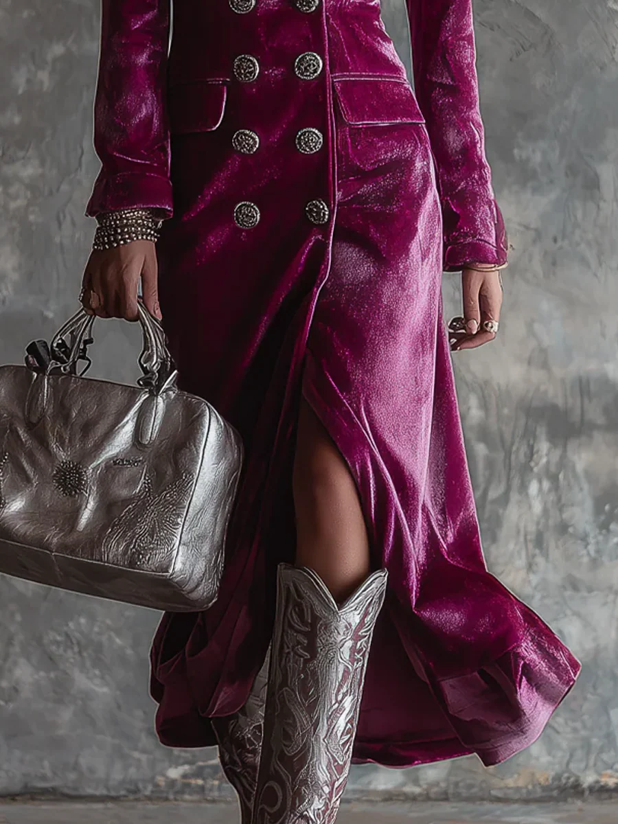 Victoria | Fluweelblazerjurk